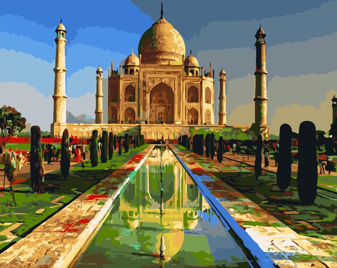 Тадж-Махал Индия 7 чудес света