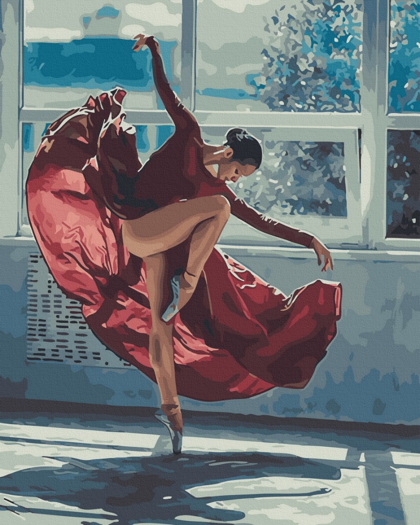 Ballerina at rehearsals | Brushme