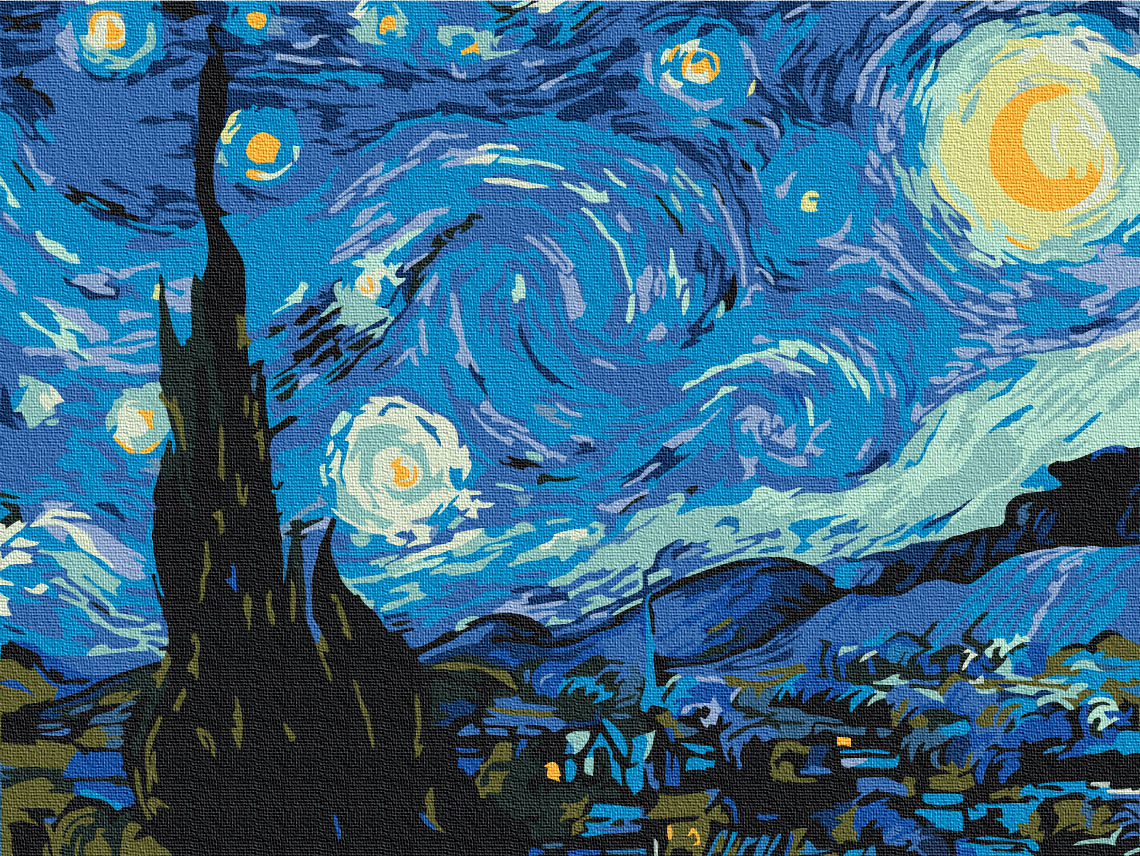 The Starry Night | Brushme