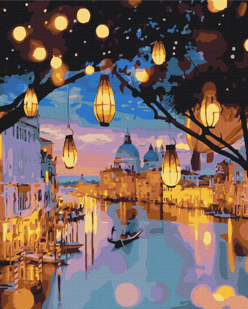 The evening glow of Venice | Brushme